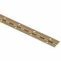 Hillman 30X1-1/2 BRASS PLATED CONT HINGE 851966